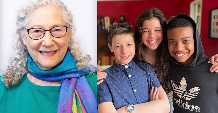 Muriel Horowitz and grandchildren