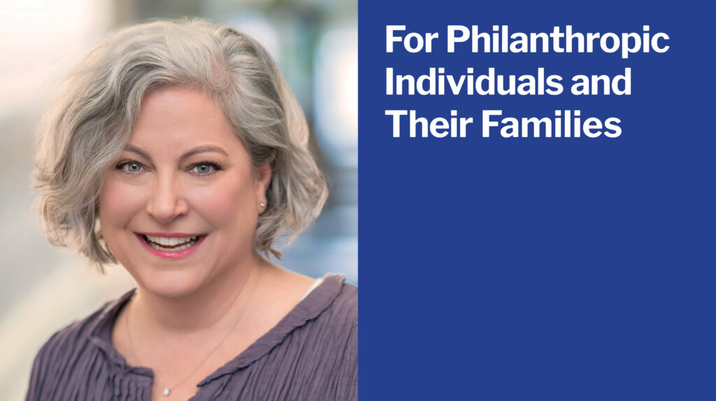 For Philantropic Individuals and Their Families